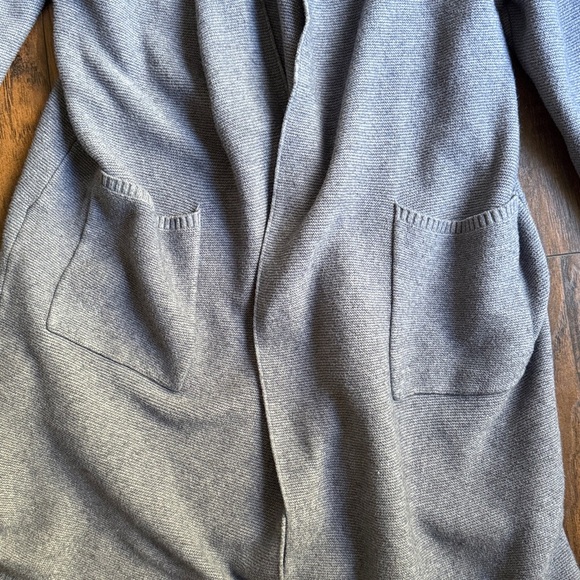 Gray long Korye Hooded Cardigan size 2X (C19) - Picture 2 of 7